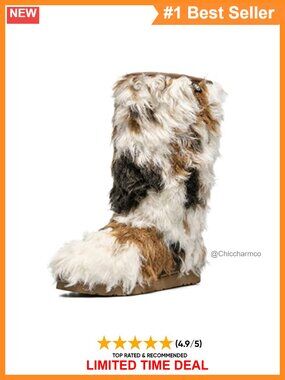 Faux Furry Fluffy Short Snow Boot Wool Lined Winter Ankle Bootie